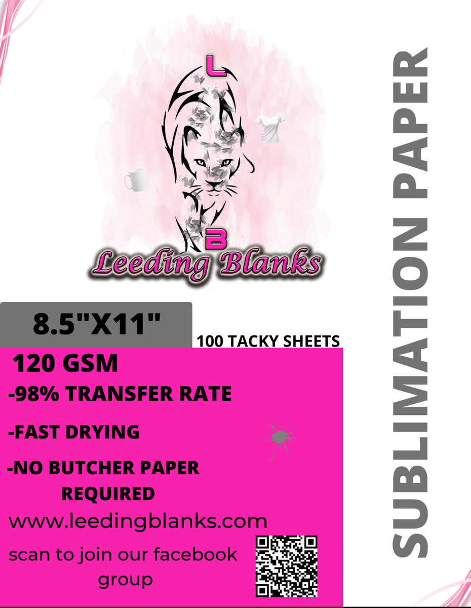 Sticky/Tacky Sublimation Paper Sheets – Kilante Ink