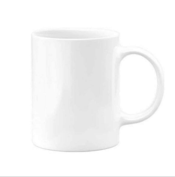 11oz ceramic white sublimation mug with white box