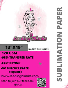 Sublimation Paper fast dry