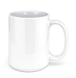 15 oz  ceramic white sublimation mug with white box